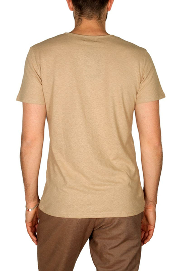 Bigbong Henley t-shirt beige