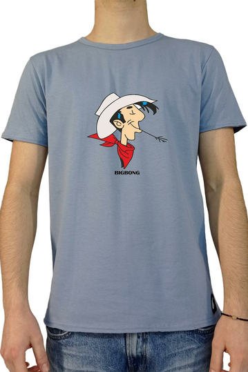 Bigbong Lucky Luke t-shirt light blue