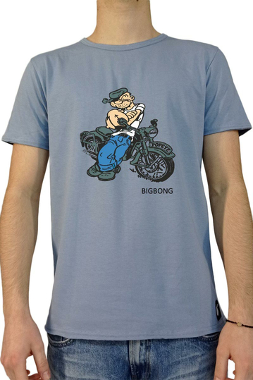Bigbong Popeye t-shirt light blue