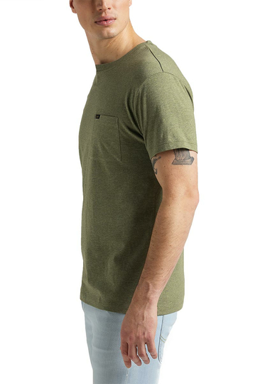 Lee ultimate pocket t-shirt - brindle green