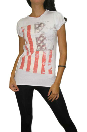 Amplified women's Amplified Flag t-shirt