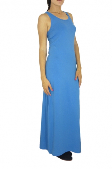 Paul Frank γυναικείο μακρύ φόρεμα stretch μπλε ρουά