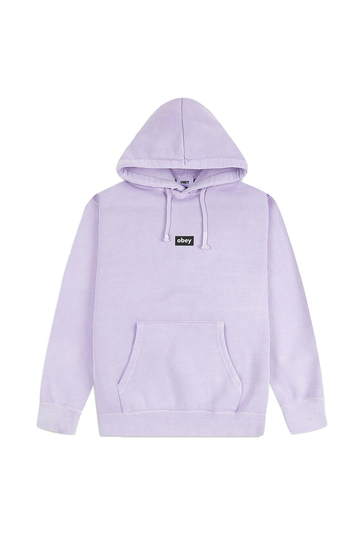 Obey Black Bar hoodie lilac