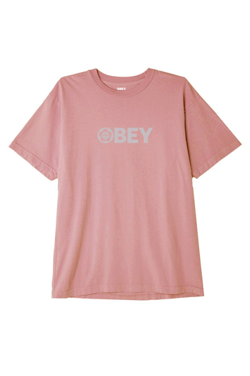 Obey Freedom organic pigment dyed t-shirt pink amethyst