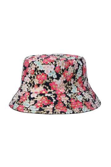 Bucket hat floral pink