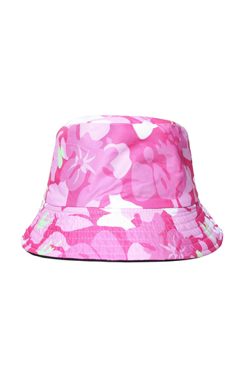 Bucket καπέλο αφηρημένο πριντ φούξια