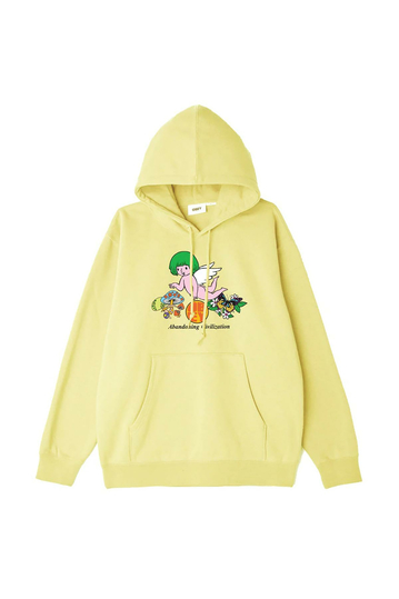 Obey Abandoning Civilization hoodie butter