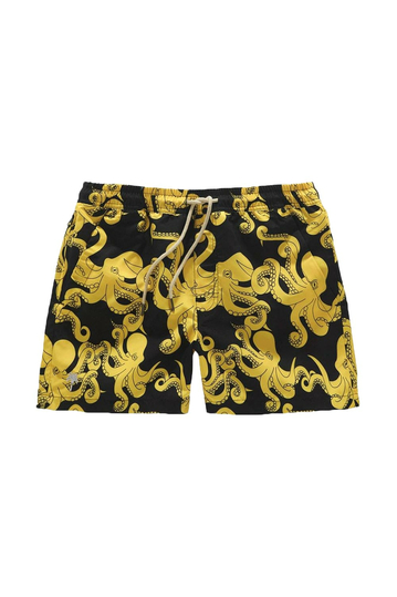 OAS men's swim shorts Black Octo