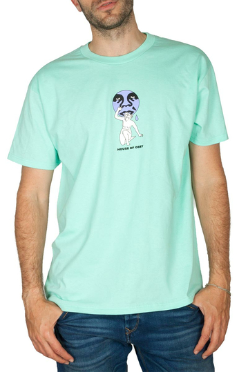 Obey House of Obey Statue classic t-shirt celadon
