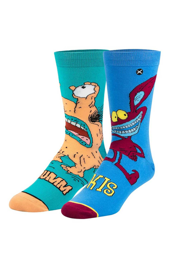 Odd Sox Aaahh Real Monsters socks