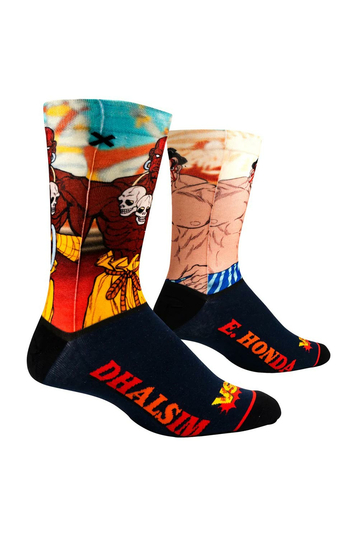 Odd Sox Dhalsim vs E Honda socks