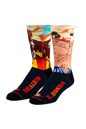 Odd Sox Dhalsim vs E Honda socks