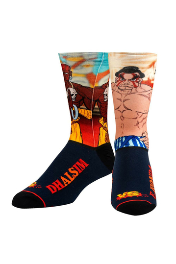 Odd Sox Dhalsim vs E Honda socks