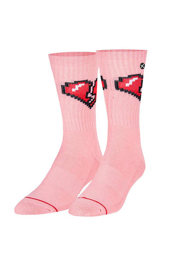 Odd Sox Pixel Heartbreak socks