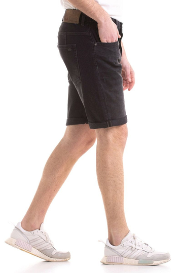 Scinn τζιν βερμούδα μαύρη Ferez B