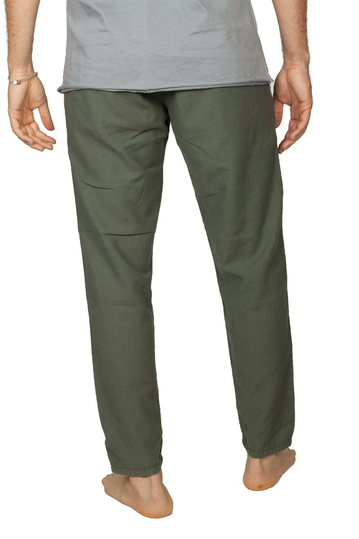 Scinn παντελόνι loose Noribu Y khaki