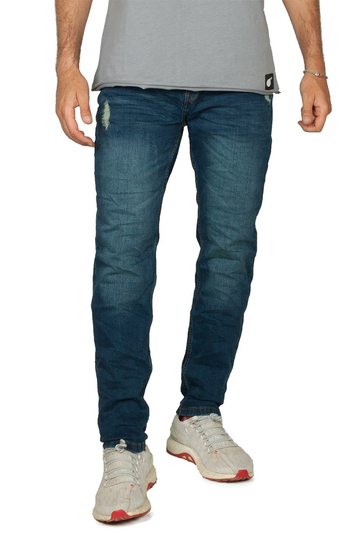 Sublevel ανδρικό slim fit jeans dark blue