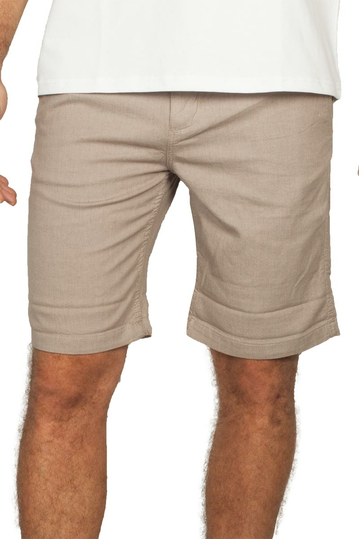 Gnious linen shorts Cairo tobacco