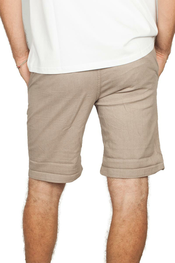 Gnious λινή βερμούδα Cairo tobacco