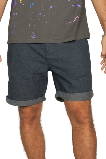 Gnious linen shorts Cairo navy