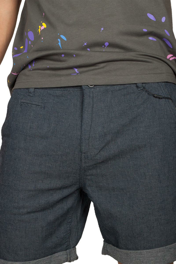 Gnious λινή βερμούδα Cairo navy