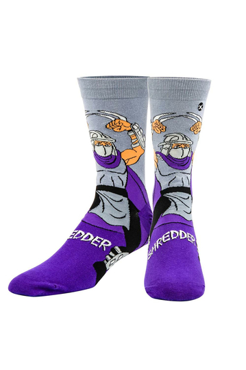 Odd Sox Ninja Turtles Shredder socks