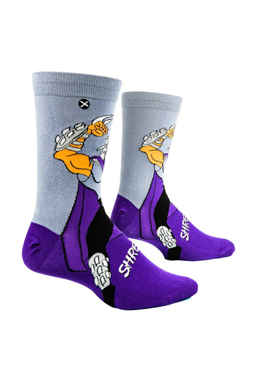 Odd Sox Ninja Turtles Shredder socks