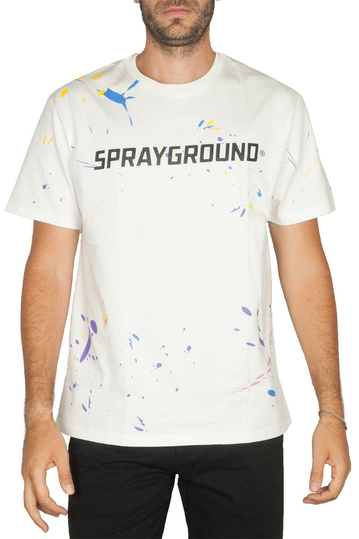 Sprayground Shark Mouth Splat T-shirt white