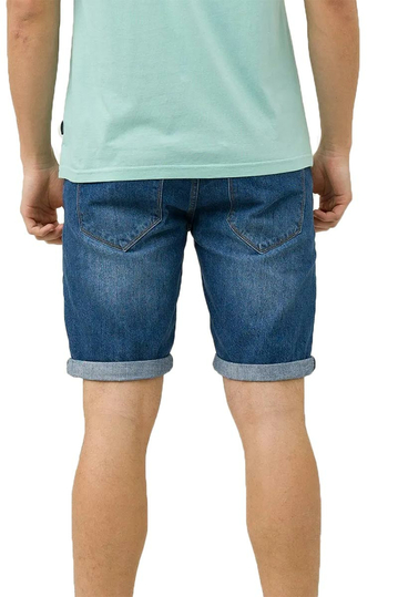 Tiffosi regular fit denim shorts medium blue