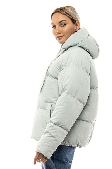 Biston puffer jacket with hood mint