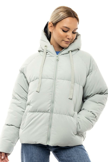 Biston puffer jacket with hood mint