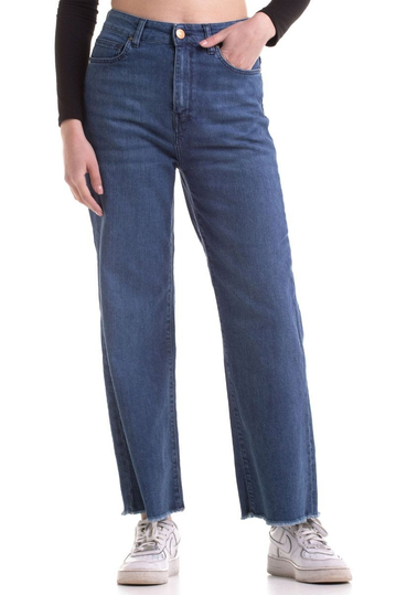 Scinn wide leg cropped jeans blue Natalee L