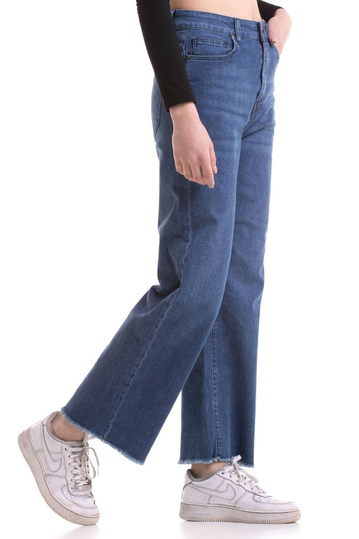 Scinn wide leg cropped jeans blue Natalee L