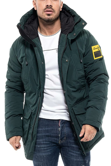 Splendid men's jacket with hood green