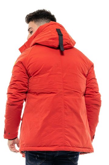 Splendid ανδρικό μπουφάν με κουκούλα πορτοκαλί