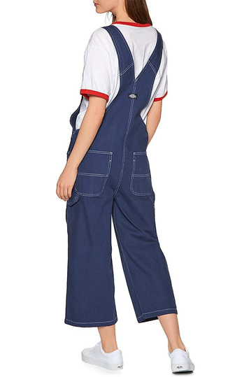 Dickies Uvalda denim dungarees deep blue