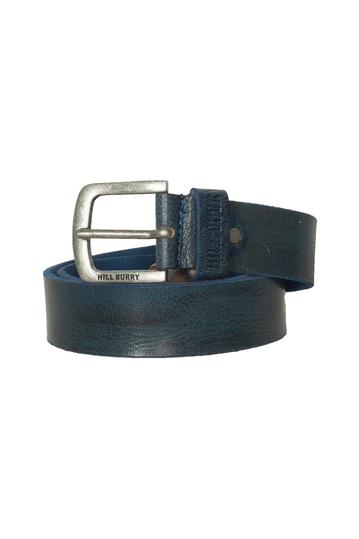 Hill Burry leather belt blue