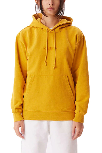 Obey Bold Recycled hoodie satin brass pigment