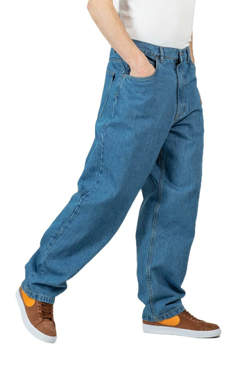 Reell men's jeans Baggy origin mid blue