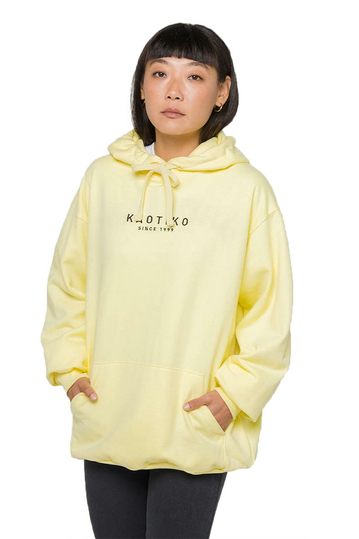 Kaotiko oversize hoodie Vancouver acid yellow