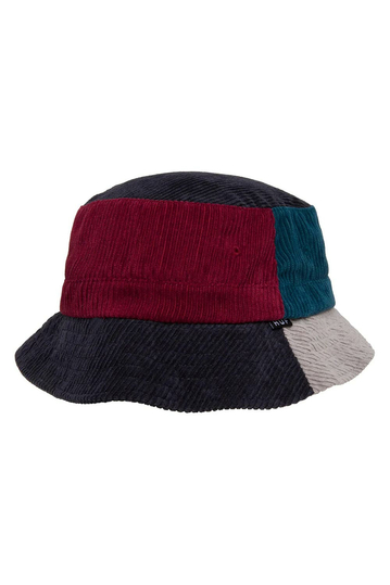 Huf Multi Panel Cord Bucket Hat wine