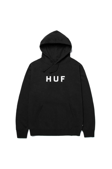 Huf φούτερ με κουκούλα OG Logo black