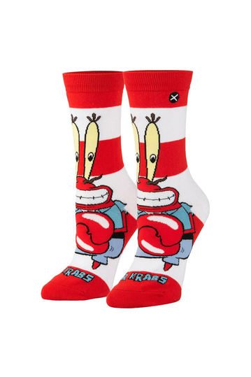 Odd Sox SpongeBob Mr. Krabs women's socks