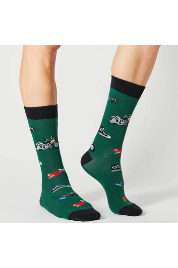 Besocks® BeRebel organic cotton socks green