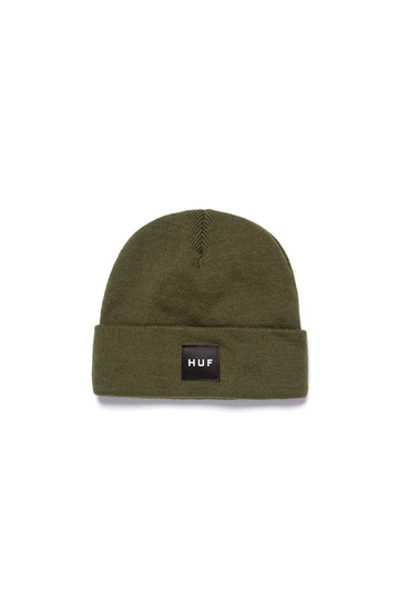 Huf Box Logo beanie olive