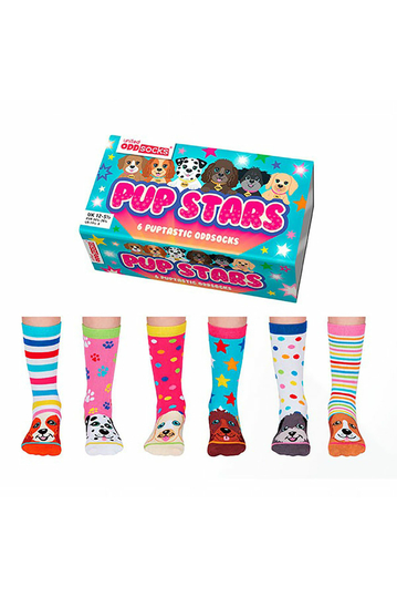 United Oddsocks Pup Stars Kids Socks 3-pack