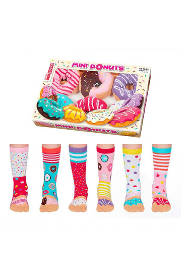 United Oddsocks Mini Donuts Kids Socks 3-pack