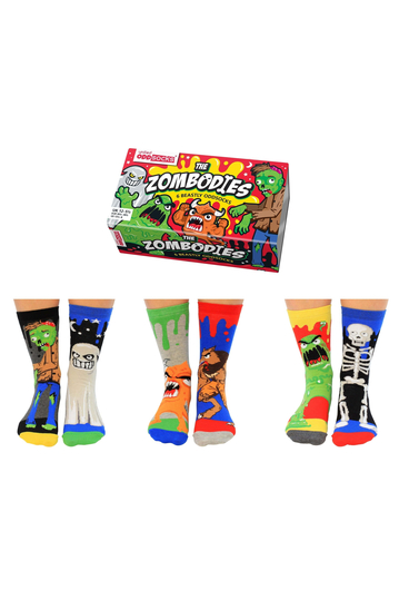 United Oddsocks Zombodies Kids Socks 3-pack