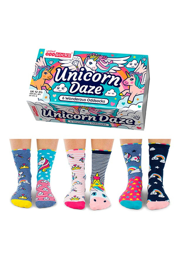 United Oddsocks Unicorn Daze Kids Socks 3-pack