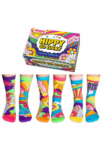 United Oddsocks Hippy Go Lucky women's Socks 3-pack